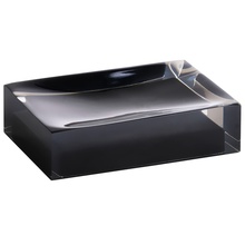 Bemeta Vista 120108196-100 Черная Мыльница 7x11x3 см, Чехия - фото 1 - фото 1