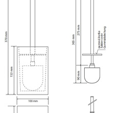 Bemeta Vista 120113316-104 Белый Ершик 10x10x37 см, Чехия - фото 1 - фото 4