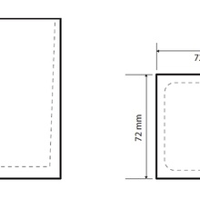 Bemeta Vista 120111026-102 Синий Стакан 7,2x7,2x11 см, Чехия - фото 1 - фото 2