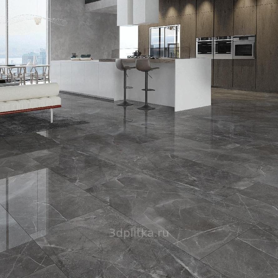 Bien Seramik Turin 60x120 см, керамогранит, Турция, под камень  - фото интерьера 1