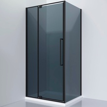Black&White Stellar Wind S812 BG -900 Тонированное стекло / Профиль Черный матовый  90х90 Душевой уголок 90x90x195 см, Дания - фото 1 - фото 1