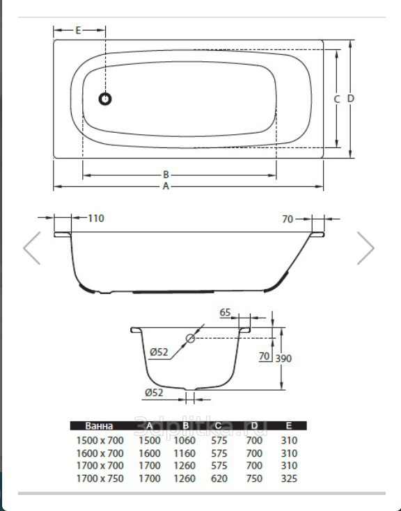 Ванна стальная blb universal hg 160х70 с ножками и шумоизоляцией b60hah001 apmstdbl1