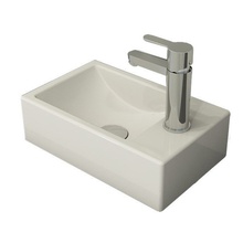 Bocchi Milano 1419-001-0126 правая белая 37 Раковина 23x37x11 см, Италия - фото 1 - фото 1