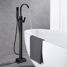 Boch Mann Resia BM9191 Напольный для ванны Чёрный матовый Смеситель 17,4x15x107,5 см, для ванны, Германия - фото 1 - 3 Boch Mann Resia BM9191 Напольный для ванны Чёрный матовый Смеситель 17,4x15x107,5 см, для ванны, Германия - фото 1 - фото 3