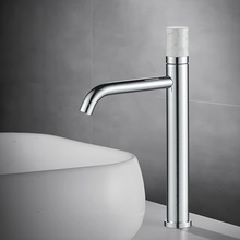 Boch Mann Stella BM9970 Для раковины Хром/Натуральный светлый камень Смеситель 17x5x34 см, для раковины, Германия - фото 1 - фото 2