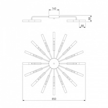 Bogate's Bastone 348 Smart Люстра потолочная Китай - фото 1 - фото 4