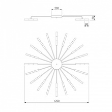 Bogate's Bastone 349 Smart Люстра потолочная Китай - фото 1 - фото 4