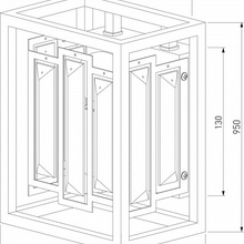 Bogate's Cella 377/1 Strotskis Настенный светильник 12x19 см, Китай - фото 1 - фото 3