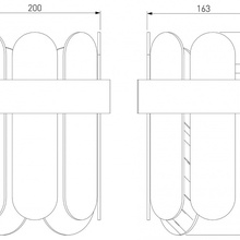 Bogate's Conte 1 333/1 Бра 16,3x27 см, Китай - фото 1 - фото 2