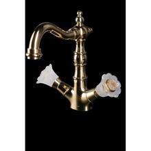 Boheme Camelia 292-Camelia для раковины, золото Смеситель 15,2x21x20,9 см, для раковины, Италия - фото 1 - фото 1