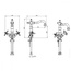 Boheme Crystal 272-CRST для раковины, хром Смеситель 21x15,2x20,9 см, для раковины, Италия - фото 3