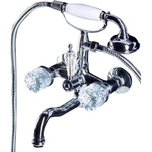 Boheme Crystal 273-CRST для ванны с душем, хром Смеситель 21,5x21,5x27,3 см, для ванны с душем, Италия - фото 1 - фото 1