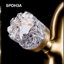Boheme Crystal 312-CRST для раковины, бронза Смеситель 15,4x15,4x12,8 см, для раковины, Италия - фото 1 - фото 2