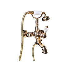Boheme Crystal 283-CRST для ванны, золото Смеситель 19,5x30,6 см, для ванны, Италия - фото 1 - фото 1