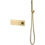 Boheme Fusion 130-SYS-MG Встраиваемый для душа и ванны Золото матовое Смеситель для ванны с душем, Италия - фото 1