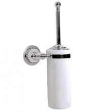 Boheme Hermitage 10393 Хром / белый Ершик 17x11x41,5 см, Италия - фото 1 - фото 1