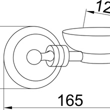 Boheme Hermitage 10382 Хром / белый Мыльница 16,5x12x7,7 см, Италия - фото 1 - фото 2