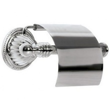 Boheme Hermitage 10380 С крышкой Хром Держатель туалетной бумаги 12,5x19x9,5 см, Италия - фото 1 - фото 1