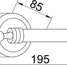 Boheme Hermitage 10365 Золото Держатель туалетной бумаги 8,5x19,5x7,7 см, Италия - фото 1 - фото 2