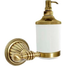 Boheme Hermitage 10337 Бронза / белый Дозатор для жидкого мыла 11x14,5x19 см, Италия - фото 1 - фото 1