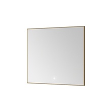 Boheme Modern 543-080-MG 80x70 Matt Gold с подсветкой Зеркало 2,5x80x70 см, Италия - фото 1 - фото 1