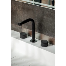 Boheme Prestige 152-B-PR Для раковины встраиваемый Черный матовый Смеситель для встраиваемых систем, Италия - фото 1 - фото 2