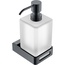 Boheme Q 10957-SGM Оружейная сталь глянцевая Дозатор для жидкого мыла 7,6x11x16,3 см, Италия - фото 1