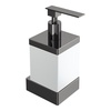 Boheme Qubic 10727-SGM Белое стекло/Shine Gun Metal