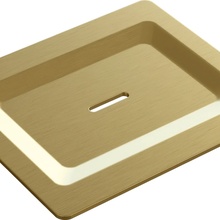 Boheme Space 10966-MG-SOAP Для полки Золото матовое Мыльница 10,4x16x4 см, Италия - фото 1 - 2 Boheme Space 10966-MG-SOAP Для полки Золото матовое Мыльница 10,4x16x4 см, Италия - фото 1 - фото 2