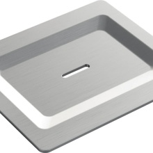 Boheme Space 10966-NB-SOAP Для полки Никель брашированный Мыльница 10,4x16x0,4 см, Италия - фото 1 - 2 Boheme Space 10966-NB-SOAP Для полки Никель брашированный Мыльница 10,4x16x0,4 см, Италия - фото 1 - фото 2