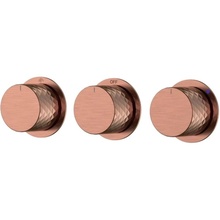 Boheme STICK DIAMOND 124-3-CB.1 Встраиваемый для ванны Матовая медь Смеситель для ванны, Италия - фото 1 - фото 1