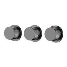 Boheme STICK DIAMOND 124-T-3-SGM.1 Встраиваемый Графит глянец Смеситель с термостатом для ванны с душем, Италия - фото 1 - фото 1