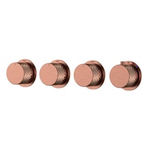 Boheme STICK DIAMOND 124-T-5-CB.1 Встраиваемый Брашированная медь Смеситель с термостатом для ванны с душем, Италия - фото 1 - фото 1