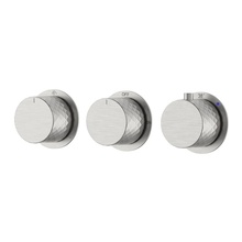 Boheme STICK DIAMOND 124-T-3-NB.1 Встраиваемый Брашированный никель Смеситель с термостатом для ванны с душем, Италия - фото 1 - фото 1