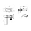 Boheme Stick 125-SGM-MR-GR Глянцевый графит Смеситель с термостатом 20,2x23x10 см, для раковины, Италия - фото 2