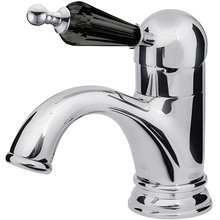 Boheme Tradizionale Nero 241 Для раковины Хром глянцевый/черный Смеситель 16,3x6,2x14,5 см, для раковины, Италия - фото 1 - фото 1