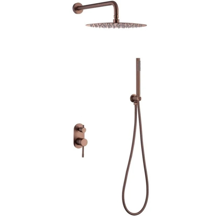 Boheme Uno 464-CB Брашированная медь Душевая система Италия - фото 1 Boheme Uno 464-CB Брашированная медь Душевая система Италия - фото 1