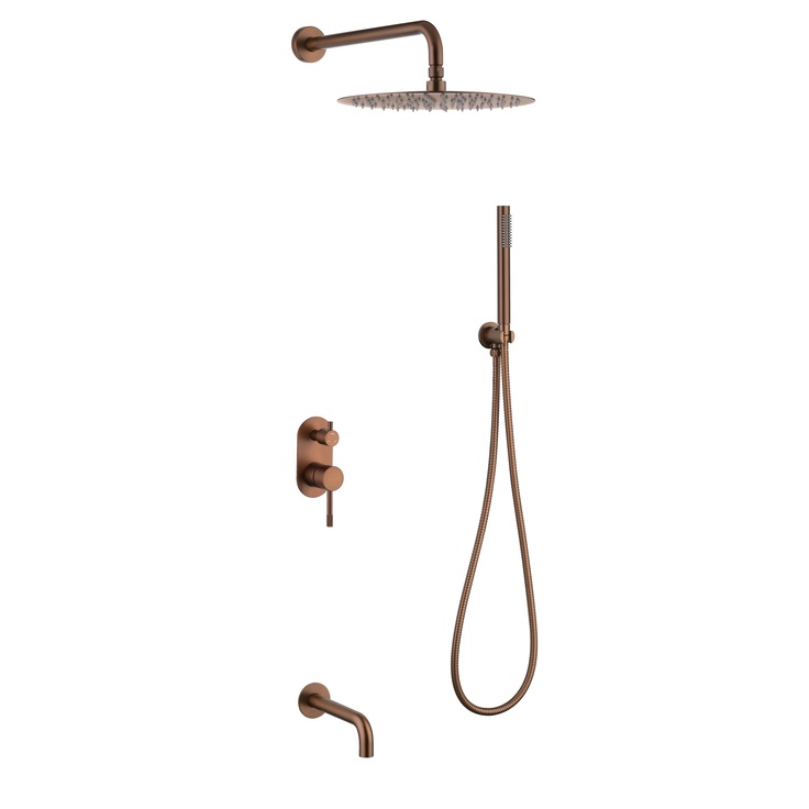 Boheme Uno 464-2-BRB Брашированная бронза Душевая система Италия - фото 1 Boheme Uno 464-2-BRB Брашированная бронза Душевая система Италия - фото 1