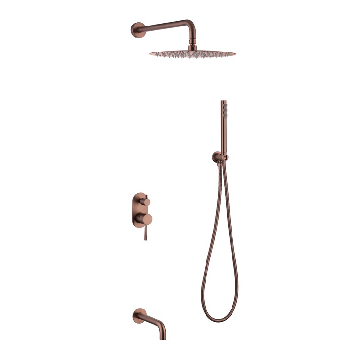 Boheme Uno 464-2-CB Брашированная медь Душевая система Италия - фото 1 Boheme Uno 464-2-CB Брашированная медь Душевая система Италия - фото 1