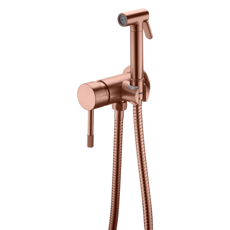 Boheme Uno 467-BRB Брашированная бронза Смеситель с гигиеническим душем 14,4x8x12 см, для встраиваемых систем, Италия - фото 1 Boheme Uno 467-BRB Брашированная бронза Смеситель с гигиеническим душем 14,4x8x12 см, для встраиваемых систем, Италия - фото 1