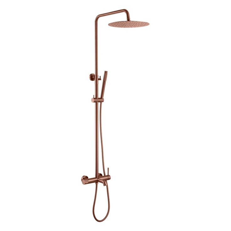 Boheme Uno 468-BRB Брашированная бронза Душевая стойка 32x26,5x144 см, Италия - фото 1 Boheme Uno 468-BRB Брашированная бронза Душевая стойка 32x26,5x144 см, Италия - фото 1