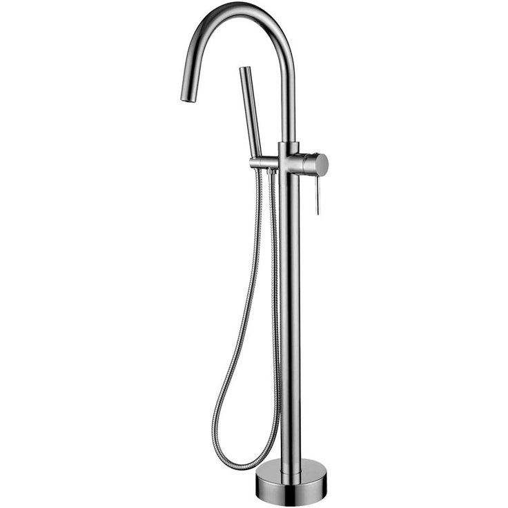 Boheme Uno 469-INOX Для ванны Сталь Смеситель 26,1x20x106 см, для ванны, Италия - фото 1 Boheme Uno 469-INOX Для ванны Сталь Смеситель 26,1x20x106 см, для ванны, Италия - фото 1