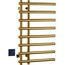 Boheme Venturo 722-G Золото Полотенцесушитель электрический 11,8x50x80 см, Италия - фото 1