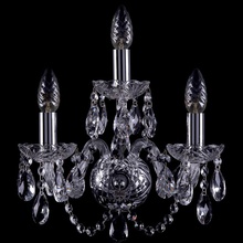 Bohemia Ivele Crystal 1400 1402B/2+1/141/Ni Бра 30x35 см, Чехия - фото 1 - фото 1