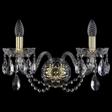 Bohemia Ivele Crystal 1400 1402B/2/195XL/G Бра 35x25 см, Чехия - фото 1 - фото 1