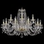 Bohemia Ivele Crystal 1402 1402/10+5/300/G Люстра подвесная Чехия - фото 1