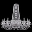 Bohemia Ivele Crystal 1402 1402/18/400/h-105/Ni Люстра подвесная Чехия - фото 1
