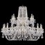 Bohemia Ivele Crystal 1402 1402/20+10/360/2d/G Люстра подвесная Чехия - фото 1