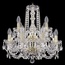 Bohemia Ivele Crystal 1402 1402/8+4/160/2d/G Люстра подвесная Чехия - фото 1