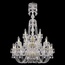 Bohemia Ivele Crystal 1402 1402/16+8+4/300/XL-123/3D/G Люстра подвесная Чехия - фото 1